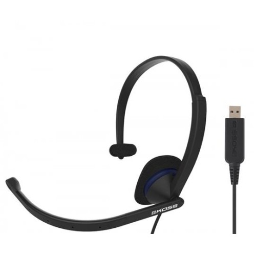 KOSS sluchátka CS195 , sluchátka s mikrofonem, bez kódu, USB, černá