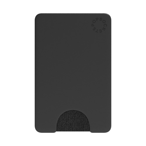PopSockets PopWallet Black, puzdro na mobil na karty/vizitky a pod.