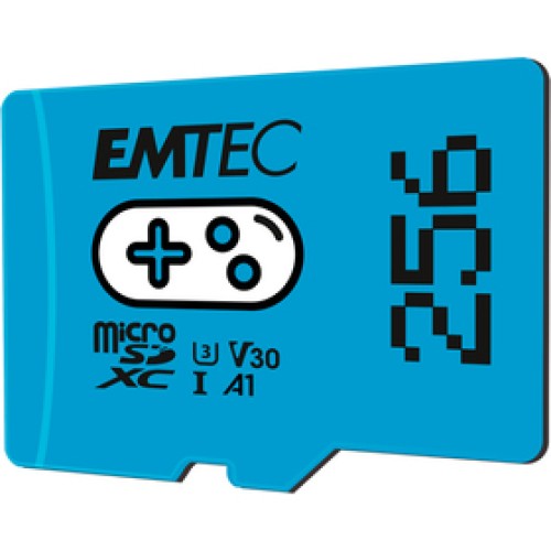 MicroSDXC 256GB Gaming Blue EMTEC