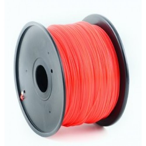 ABS plastic filament pre 3D tlač, priemer 1,75mm, farba červená, Gembird