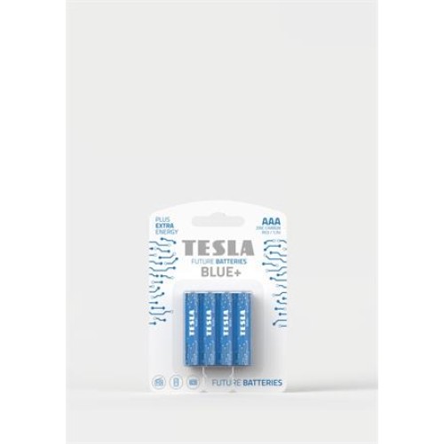 Tesla AAA BLUE+ zinkouhlíková, 4 ks, ND