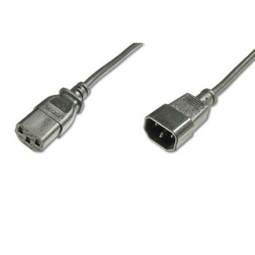 Digitus Prodlužovací napájecí kabel, C14 - C13 M / F, 5,0 m, H05VV-F3G 1,0qmm, sw
