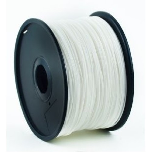 PLA plastic filament pre 3D tlač, priemer 1,75mm, farba biela, Gembird