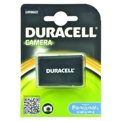 DURACELL Baterie - DR9952 pro Panasonic DMW-BMB9E, černá, 850 mAh, 7.4 V