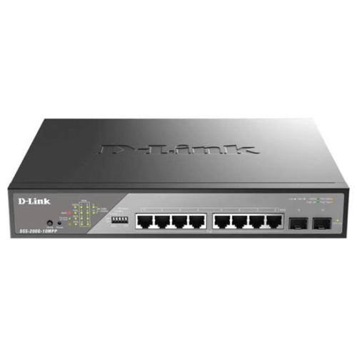 D-Link DSS-200G-10MPP/E 10-Port Gigabit Ethernet PoE++ Surveillance Switch