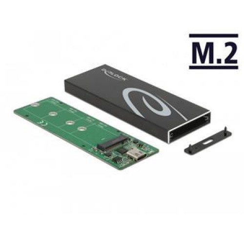Delock Externí pouzdro pro M.2 SATA SSD se USB Type-C™ samice