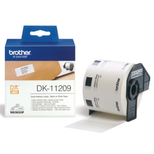 Brother - DK-11209 (papírové/ úzké adresy - 800ks) 29 x 62mm