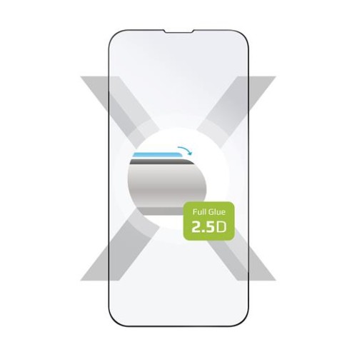 Tvrdené sklo FIXED Full-Cover pre Apple iPhone 14 Pro Max lepenie cez celý displej, čierne