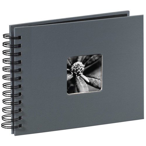 Hama album klasický špirálový FINE ART 24x17 cm, 50 strán, šedý