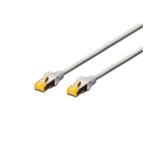 Digitus CAT 6A S-FTP patch cable, LSOH, Cu, AWG 26/7, Length 10m , color grey