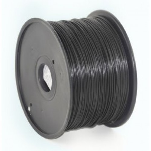 ABS plastic filament pre 3D tlač, priemer 1,75mm, farba čierna, Gembird