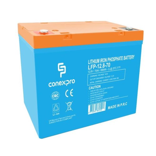 Batéria Conexpro LFP-12.8-70 LiFePO4, 12V/70Ah, T14, Bluetooth