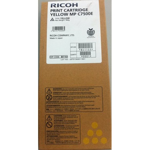 toner RICOH Typ C7500 Yellow Aficio MP C6000/C7500
