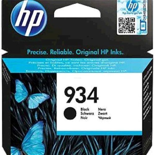 Atrament HP 934 černá inkoustová kazeta, ink cartridge (black), C2P19AE