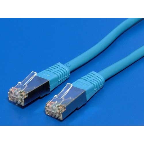 Patch kábel FTP Cat 6, 10m - modrý