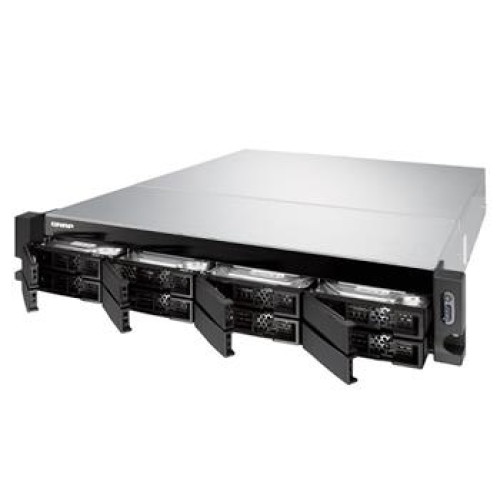 QNAP TS-883XU-RP-E2124-8G, AMD 3,3GHz QC/8GB/8x HDD/2xGL/1x10GL/PCIe/HDMI/R0,1,5,6