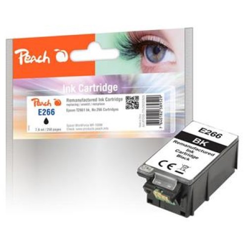 PEACH kompatibilní cartridge Epson 266 black, 7.6ml