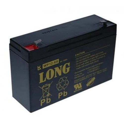 Long Baterie WP12-6S (6V/12Ah - Faston 187)