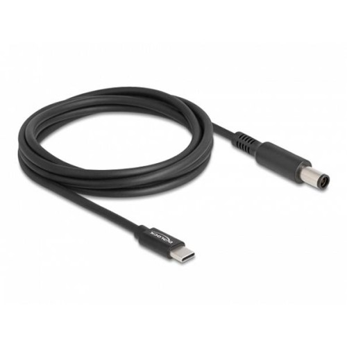 Delock Nabíjecí kabel pro laptop, ze zástrčky rozhraní USB Type-C™ na zástrčku Dell 7,4 x 5,0 mm