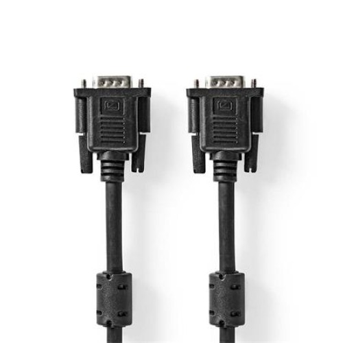 Nedis CCGL59000BK30 - Kabel VGA | VGA Zástrčka - VGA Zástrčka | 3 m | Černá