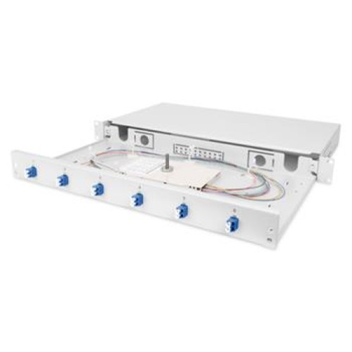 DIGITUS Professional Fiber Optic Splice Box, Equipped, LC, OS2