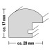 Hama rámček plastový SOFIA, strieborná, 21x29,7 cm  (formát A4)