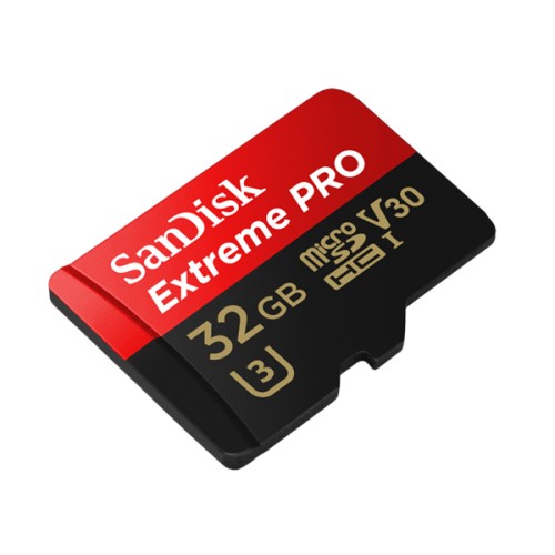SanDisk Extreme Pro microSDHC 32 GB 100 MB/s A1 Class 10 UHS-I V30, adaptér