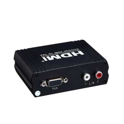 Konvertor HDMI na VGA + audio L/R elektronický