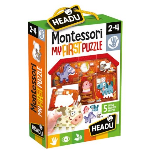 Hra Headu Montessori Moje prvé puzzle - Farma