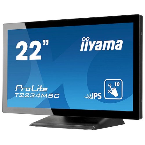 Dotykový monitor IIYAMA ProLite TF2234MC-B7AGB, 21,5" IPS LED, PCAP, 8ms, 305cd/m2, USB, VGA/HDMI/DP, čierny