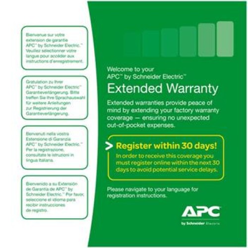 APC 1 Year Extended Warranty (Renewal or High Volume)