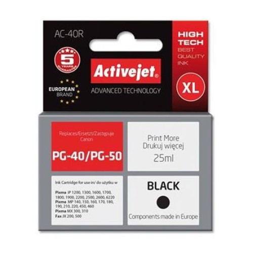 ActiveJet inkoust Canon PG-40 Black ref., 25 ml, AC-40