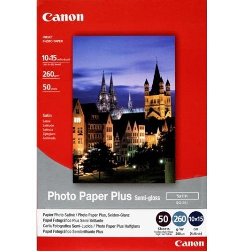 Fotopapier Canon SG-201 10x15, saténový, 50ks, 260g/m2