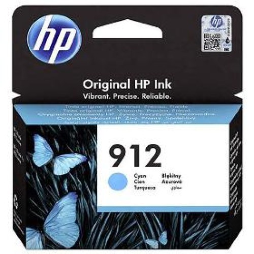 3YL77AE#BGY Cyan Original Ink No.912 HP