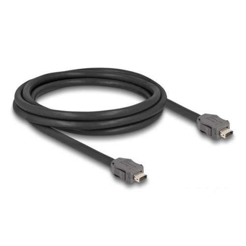 Delock ze zástrčkového konektoru Cable ix Industrial®( A-kódovaný) na zástrčkový konektor Cat.7, délky 2 m
