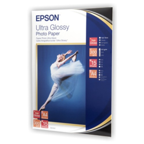 papier EPSON S041927 Ultra Glossy Photo 300g/m2, A4, 15ks
