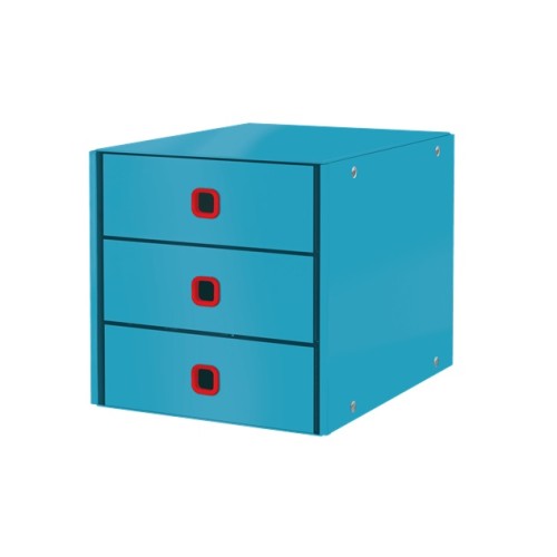 LEITZ Zásuvkový box  Click&Store COSY, 3 zásuvky, klidná modrá
