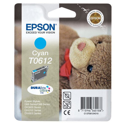 Atrament Epson T0612 azurový