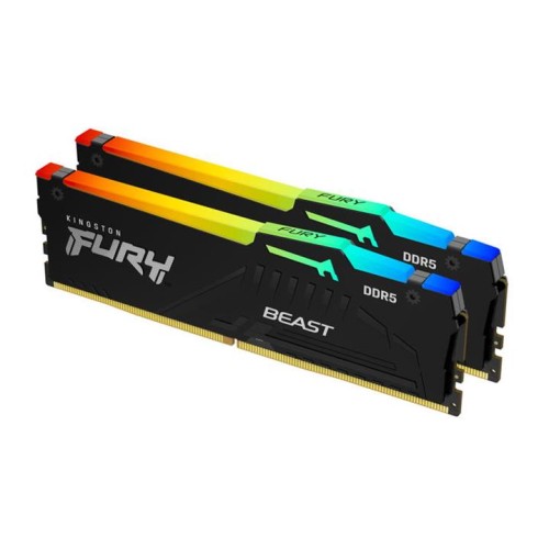 KINGSTON 32GB 5200MT/s DDR5 CL36 DIMM (Kit of 2) FURY Beast RGB EXPO