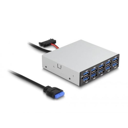 Delock 3.5” USB 5 Gbps přední panel 10 x USB Typ-A