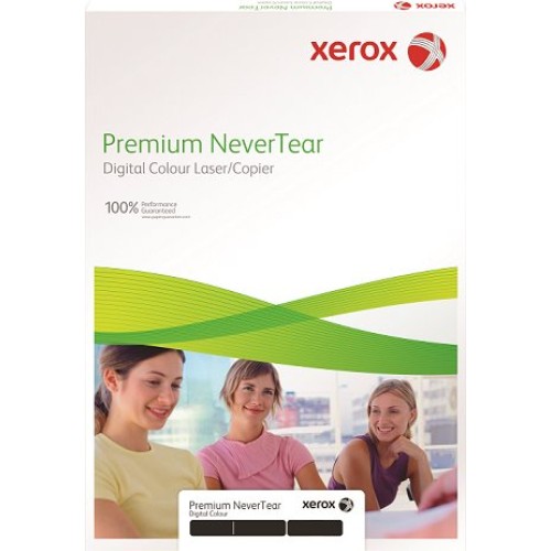 XEROX biela priesvitná polyesterová fólia NeverTear Heavy Frost obojstranná laser A4/258g/195µm (100 ks)