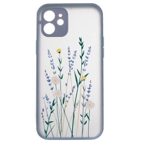COLORWAY Smart Matte 3D Print Case/ Apple iPhone 12/ Flowers color