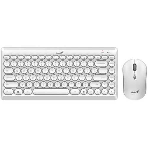 Set klávesnica + myš Genius LuxeMate Q8000, CZ/SK layout, biela