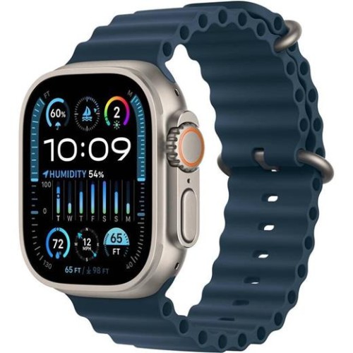 Hodinky Apple Watch Ultra 2 GPS + Cellular, 49mm Titanium Case with Blue Ocean Band