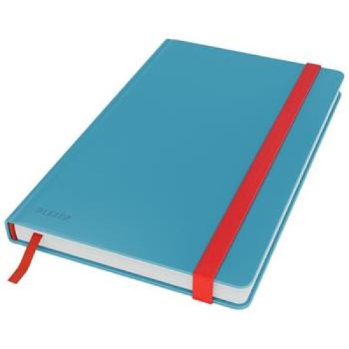 LEITZ Zápisník  Cosy hebké tvrdé desky, vel. M, linkovaný, klidná modrá