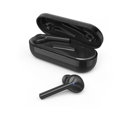Hama Bluetooth štupľové slúchadlá Style, bezdrôtové, nabíjacie puzdro, čierne