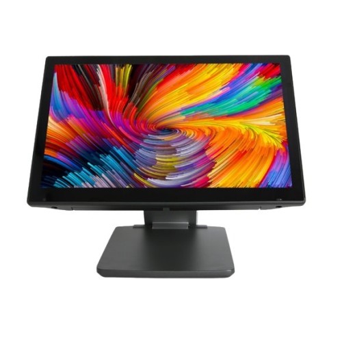 Dotykový monitor FEC XM-3015W 15,6" LED LCD, PCAP, USB, VGA/HDMI, bez rámčeka, stojan XPPC, čierno-strieborný