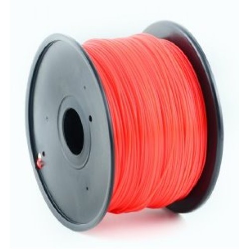 PLA plastic filament pre 3D tlač, priemer 1,75mm, farba červená, Gembird