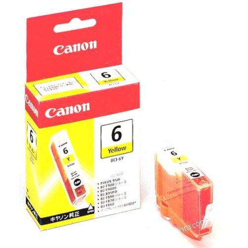 Atrament Canon Ink BCI-6Y žlutý