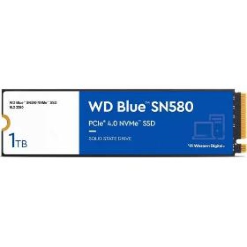SSD NVMe 1TB PCIe SN580,Gen4 Blue WD